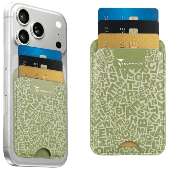 Immagine di PORTACARD UNISEX 1pz TM SLIM MAGNETICO SALVIA + SCATOLA
