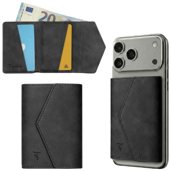 Immagine di PORTAFOGLIO UNISEX 1pz TM SMART WALLET BLACK + SCATOLA REGALO