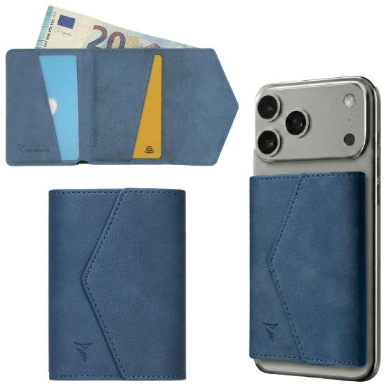 Immagine di PORTAFOGLIO UNISEX 1pz TM SMART WALLET BLUE + SCATOLA REGALO