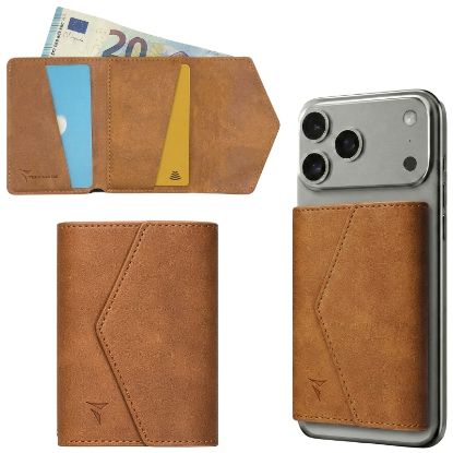 Immagine di PORTAFOGLIO UNISEX 1pz TM SMART WALLET BROWN + SCATOLA REGALO