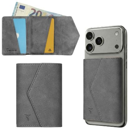 Immagine di PORTAFOGLIO UNISEX 1pz TM SMART WALLET GREY + SCATOLA REGALO