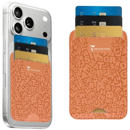 Immagine di PORTACARD UNISEX 1pz TM SLIM MAGNETICO ARANCIO + SCATOLA