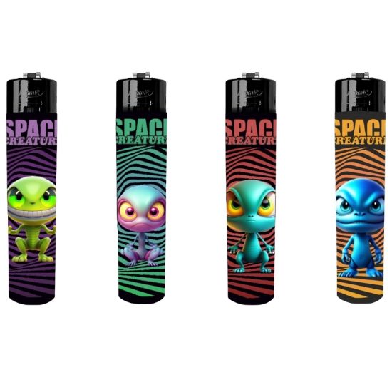 Immagine di ACCENDINO ATOMIC PIETRINA 24pz SPACE CREATURE - FESTIVAL