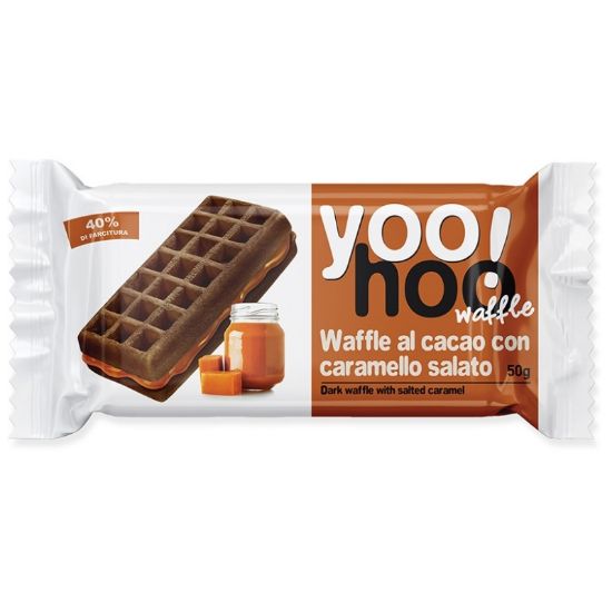 Immagine di WAFFLE ZANIBONI YOOHOO 50g 12pz CARAMELLO SALATO
