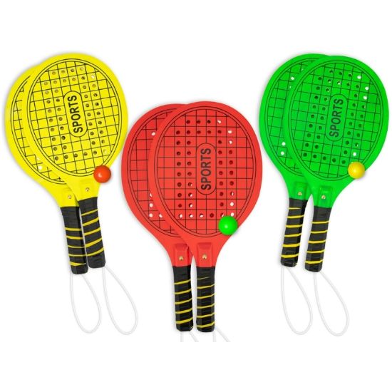 Picture of GIOCHI RACCHETTONE LEGNO FLUO 8mm 1pz COLORI ASSORTITI