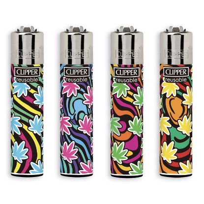 Immagine di ACCENDINO CLIPPER PIETRINA 48pz FLOW GRASS