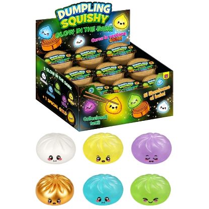 Immagine di GIOCHI DUMPLING SQUISHY GLOW IN THE DARK 1pz RAVIOLI
