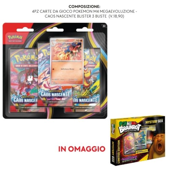 Picture of CARTE DA GIOCO POKEMON PROMOZIONE  composta da:------