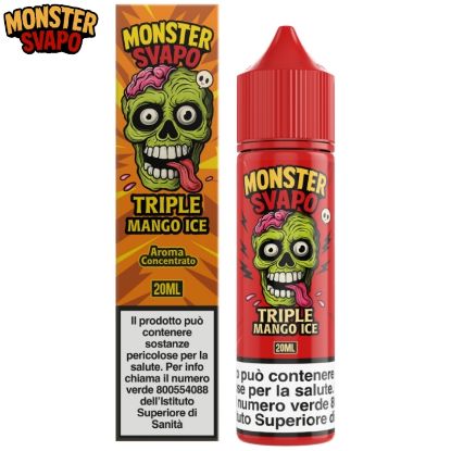 Immagine di MONSTER SVAPO AROMA SHOT - TRIPLE MANGO ICE - 20ml PLA016512