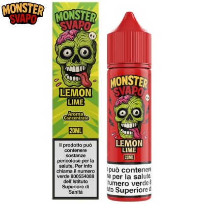 Immagine di MONSTER SVAPO AROMA SHOT - LEMON LIME - 20ml PLA016513