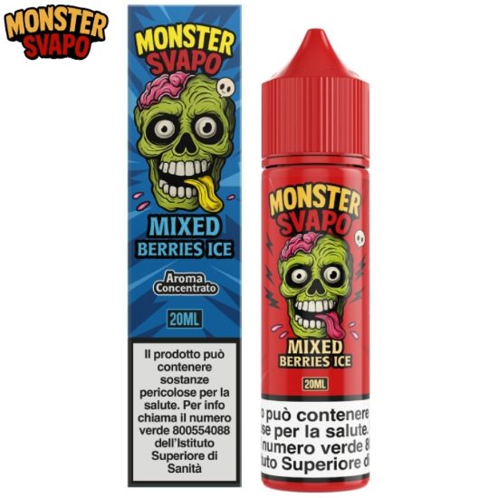 Immagine di MONSTER SVAPO AROMA SHOT - MIXED BERRIES ICE - 20ml PLA016518