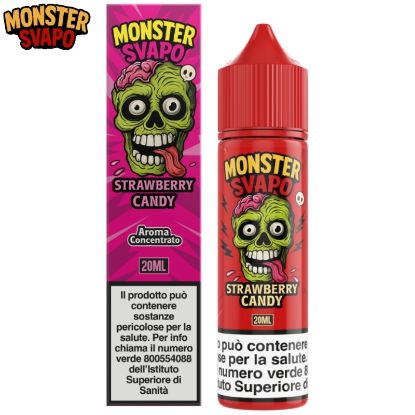 Immagine di MONSTER SVAPO AROMA SHOT - STRAWBERRY CANDY - 20ml PLA016519