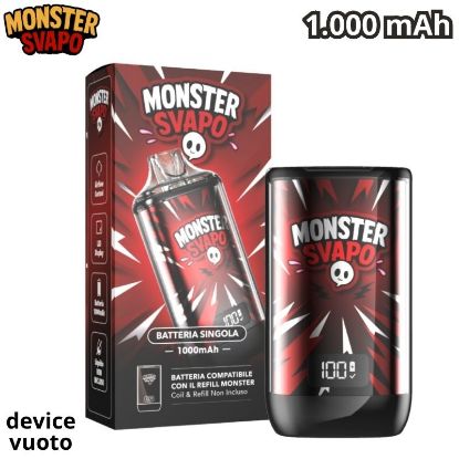 Picture of MONSTER SVAPO BATTERIA RICARICABILE RED 1pz