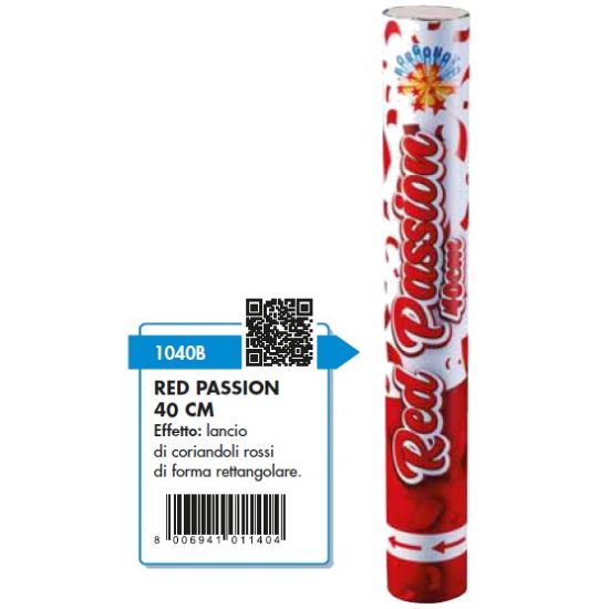 Picture of TUBO 40CM SPARACORIANDOLI RED PASSION