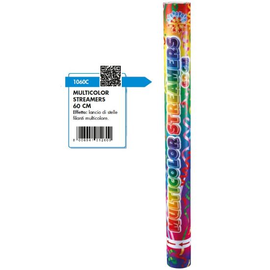 Immagine di TUBO 60CM SPARACORIANDOLI STREAMERS