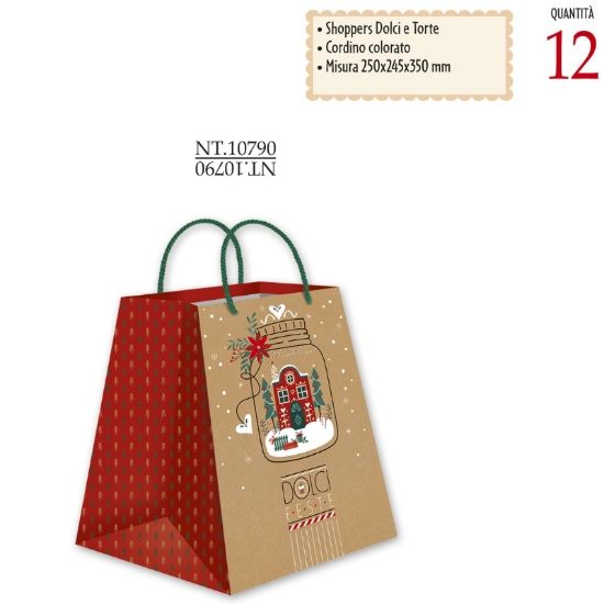 Immagine di SACCHETTI SHOPPER DOLCI 12pz