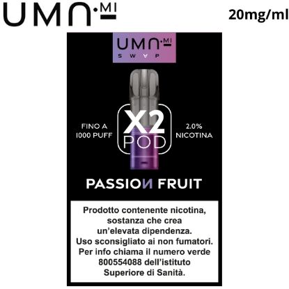 Immagine di UMA.MI SWAP POD 1x2pz PASSION FRUIT 2ml 20mg/ml - PLN012417