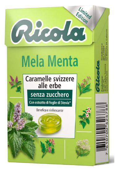 Picture of RICOLA ASTUCCIO MELA MENTA SENZA ZUCCHERO 50g 10pz
