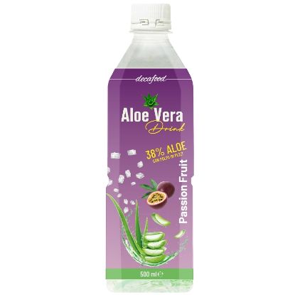 Immagine di BEVANDA ALOE VERA 12pz 500ml BOTTIGLIA PASSION FRUIT - èALOE