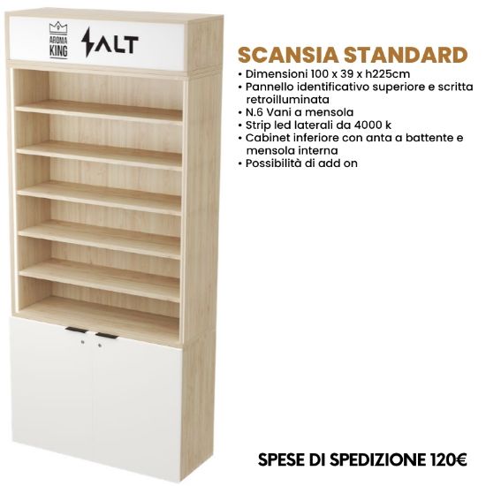 Picture of ITAB PROMOZIONALE CORNER ARMADIO DA PARETE permanente 100cm