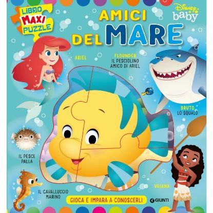 Picture of GIUNTI Amici del mare Libro Maxi Puzzle Disney Baby PVP.12,9