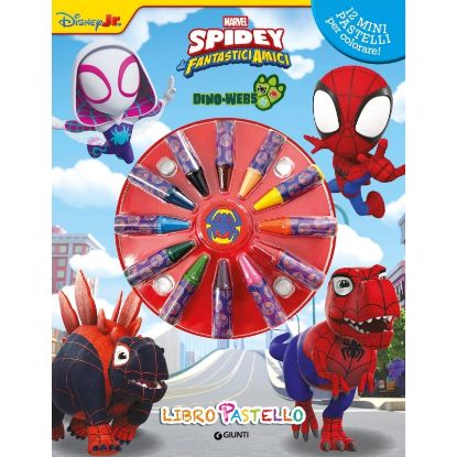 Picture of GIUNTI Spidey Dino-Webs Libro Pastello PVP.9,9