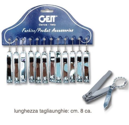 Immagine di TAGLIAUNGHIE TRIM MANI/PIEDI MAXI cartella 12pz GEIT