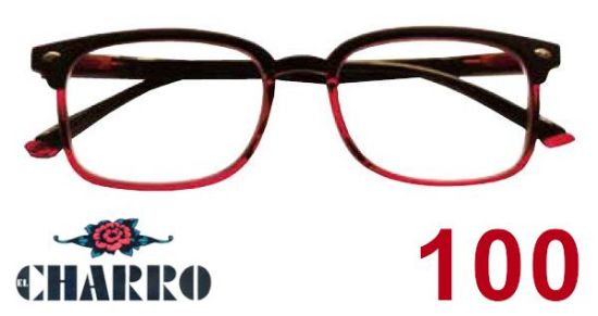 Picture of OCCHIALI GRAD. IOI CHARRO HAWAII (da 1.00) 1pz NERO ROSSO