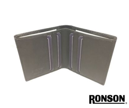 Immagine di PORTAFOGLIO UOMO IN PELLE RONSON 1pz NERO