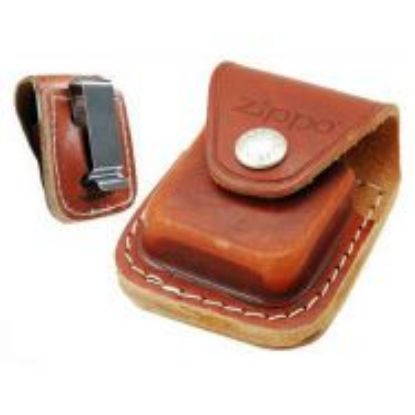 Immagine di ZIPPO Custodia in Cuoio Marrone con Clip