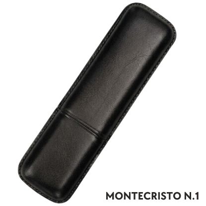 Immagine di PORTASIGARO x2 M.C.1FB 15mm L.170mm PANGEA 1pz NERO IN PELLE