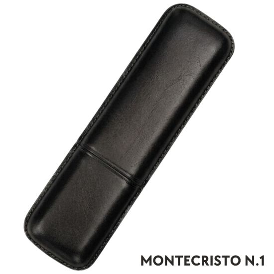 Immagine di PORTASIGARO x2 M.C.1FB 15mm L.170mm PANGEA 1pz NERO IN PELLE