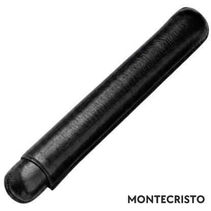 Immagine di PORTASIGARO x1 MONTECRISTO 17mm L.140mm PANGEA 1pz NERO IN PELLE