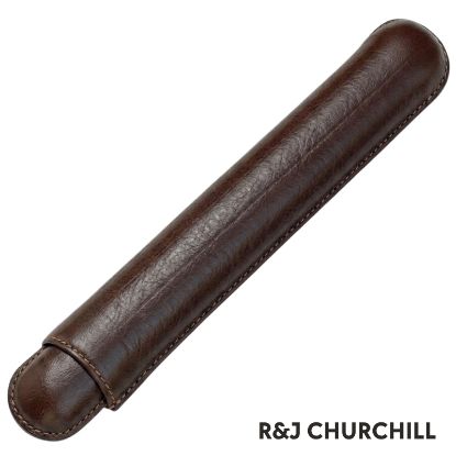 Immagine di PORTASIGARO x1 MONTECRISTO 17mm L.140mm PANGEA 1pz MARRONE IN PELLE