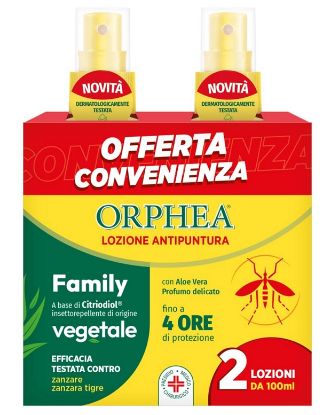 Picture of ANTIZANZARE ORPHEA FAMILY 1x2pz 100ml BIPACCO