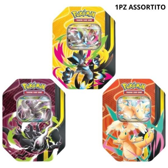 Picture of CARTE DA GIOCO POKEMON tin da collezione megaforze 2026 (V.24,90)