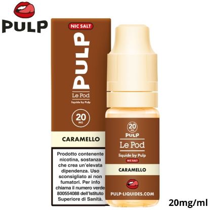 Picture of PULP LE POD LIQUIDE CARAMELLO 10ml 20mg/ml - PLN015210