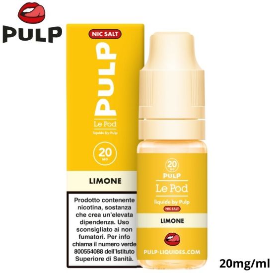 Immagine di PULP LE POD LIQUIDE LIMONE 10ml 20mg/ml - PLN015222