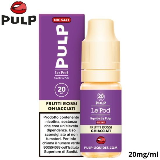 Immagine di PULP LE POD LIQUIDE FRUTTI ROSSI GHIACCIATI 10ml 20mg/ml - PLN015226