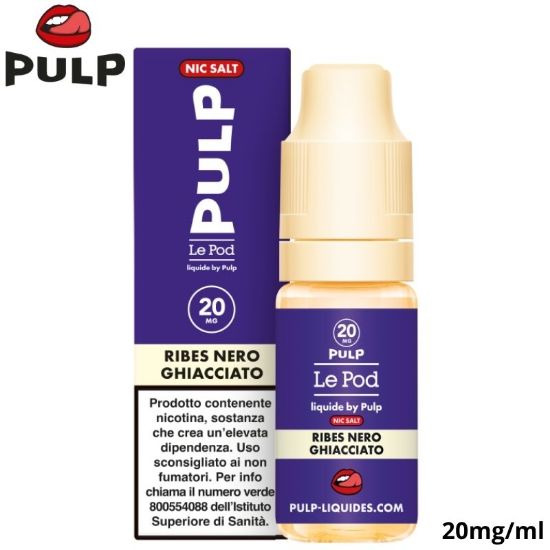 Immagine di PULP LE POD LIQUIDE RIBES NERO GHIACCIATO 10ml 20mg/ml - PLN015228