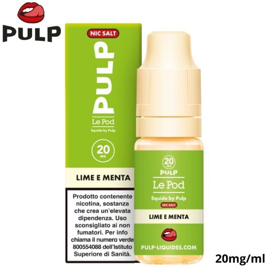 Picture of PULP LE POD LIQUIDE LIME E MENTA 10ml 20mg/ml - PLN015232