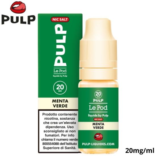 Picture of PULP LE POD LIQUIDE MENTA VERDE 10ml 20mg/ml - PLN015236