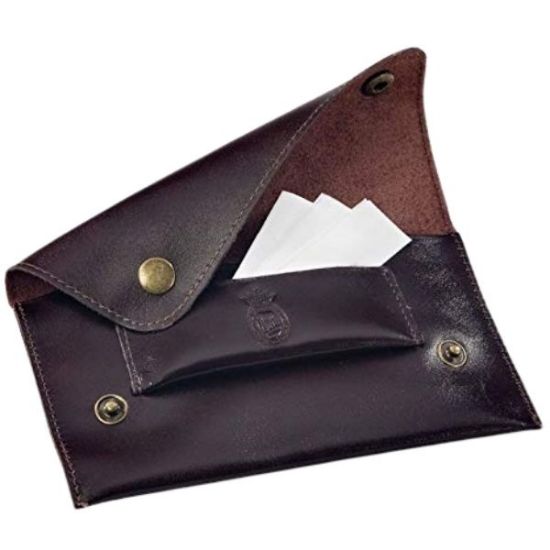 Picture of PORTATABACCO TABAC GRANDE 1pz MARRONE IN PELLE