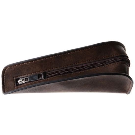 Picture of PIPA PORTA PIPA 1pz SIMILPELLE MARRONE - ATOMIC