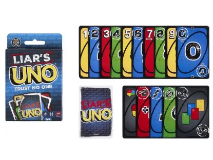 Immagine di CARTE DA GIOCO UNO LIARS MATTEL IN BLISTER 1pz