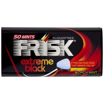Immagine di PERFETTI FRISK ASTUCCIO TIN BOX EXTREME BLACK 12pz scatola in metallo