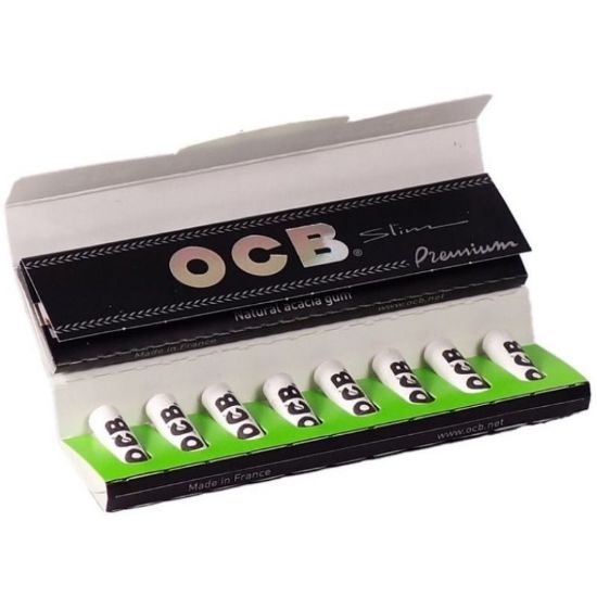 Immagine di CARTINE OCB PREMIUM SLIM + FILTRO ACTIVTIPS 20pz (32fg+8filtri) (Acc. 2,88)-PROV-D00001767
