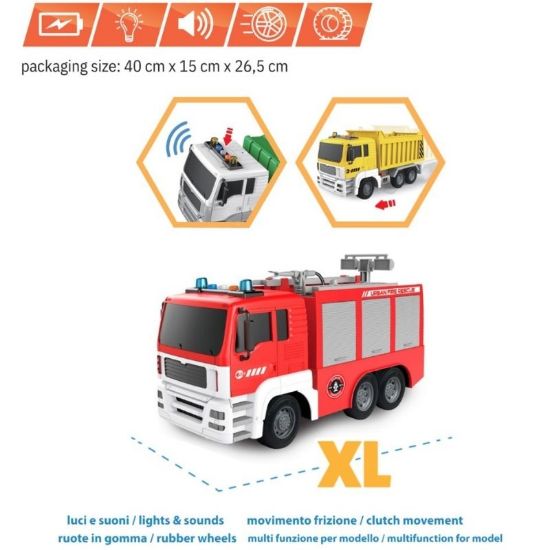 Immagine di GIOCHI CAMION POMPIERI BOTTE XL