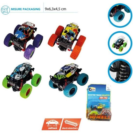 Picture of GIOCHI URBAN CITY MOSTER TRUCK GRAFFITTI A FRIZIONE ASS.TO
