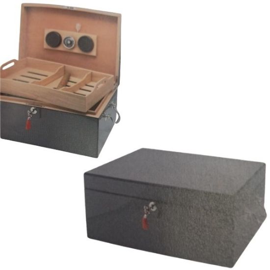 Immagine di UMIDIFICATORE PER SIGARI 1pz 32x26x15cm + IGROMETRO